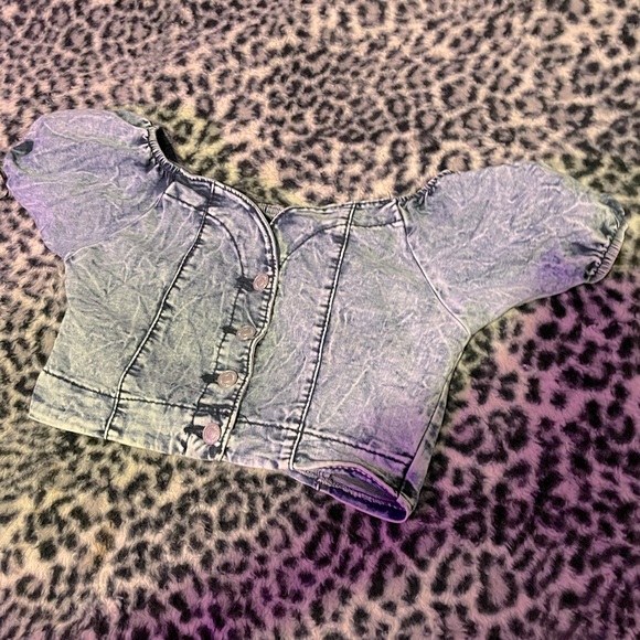 SMALL JEAN CROP - Picture 1 of 2